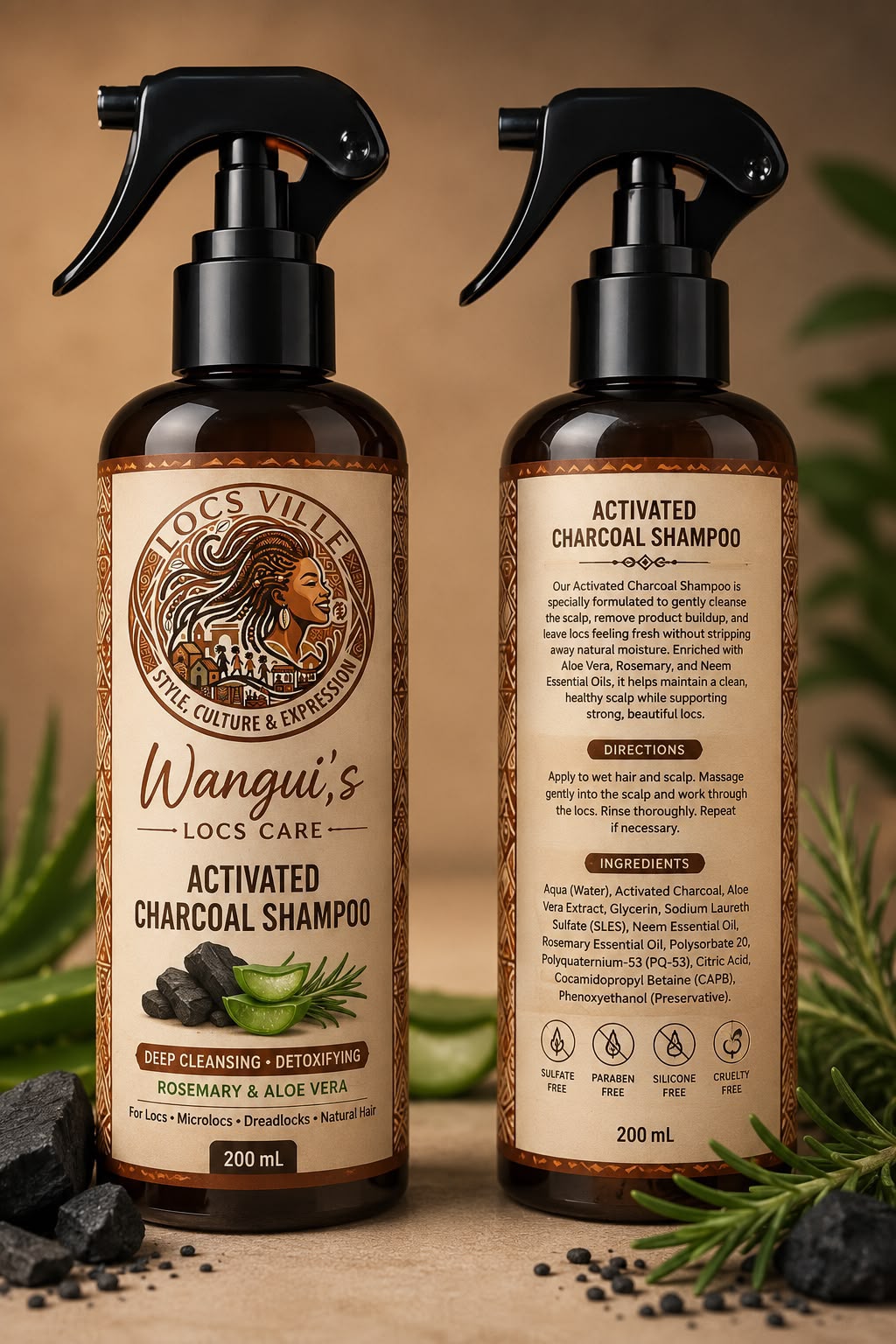 Activated Charcoal Shampoo